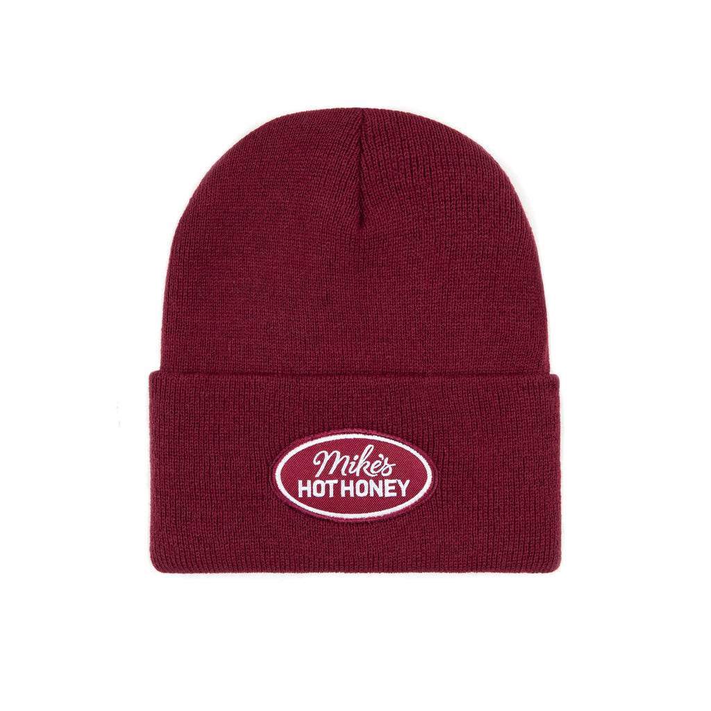 Knit Beanie with Patch