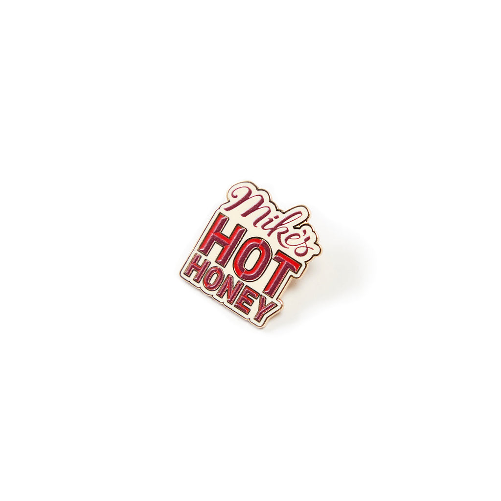 Mike's Hot Honey Pin Vertical Logo