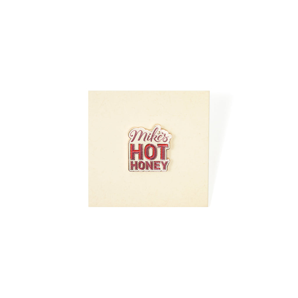 Mike's Hot Honey Pin Vertical Logo