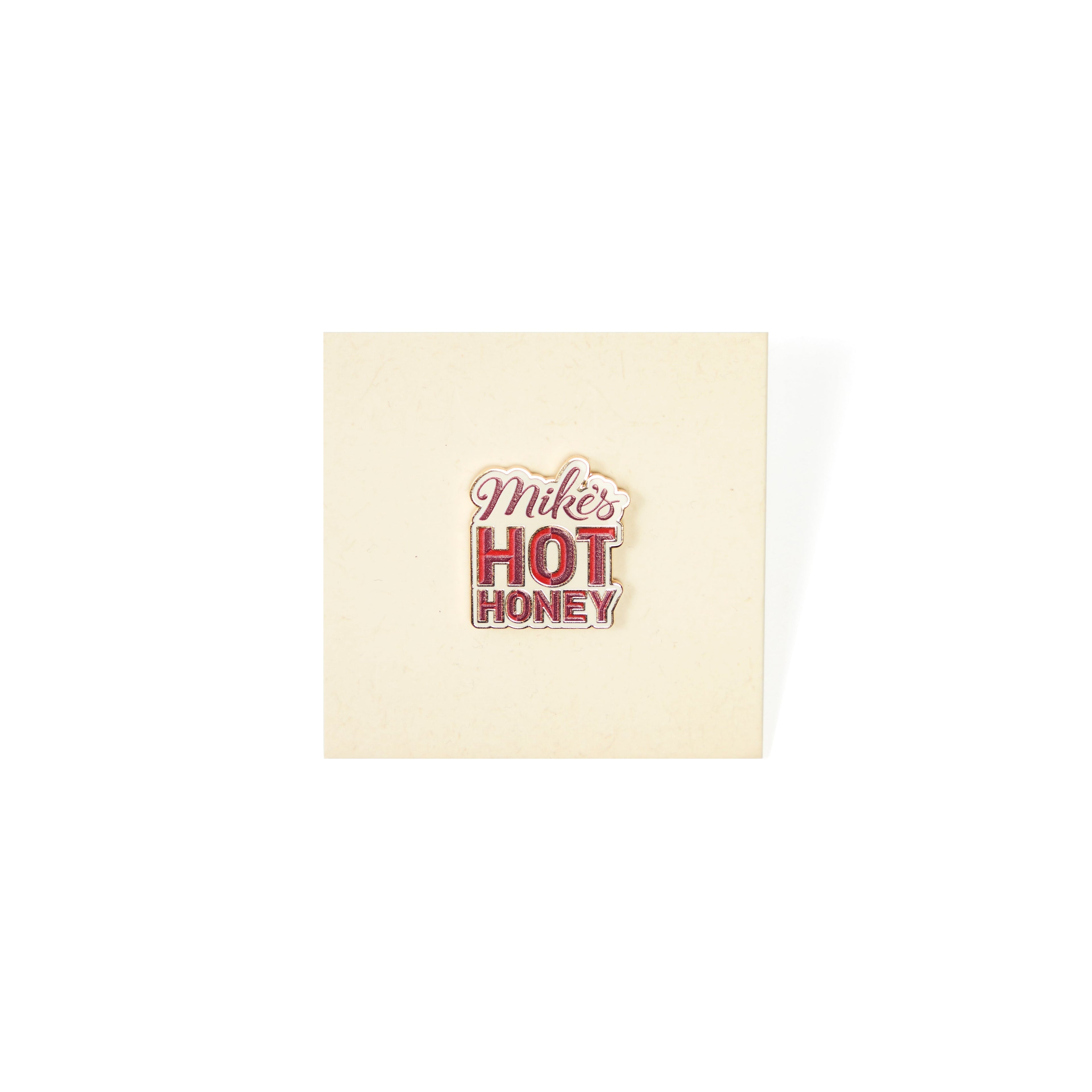 Mike's Hot Honey Pin Vertical Logo